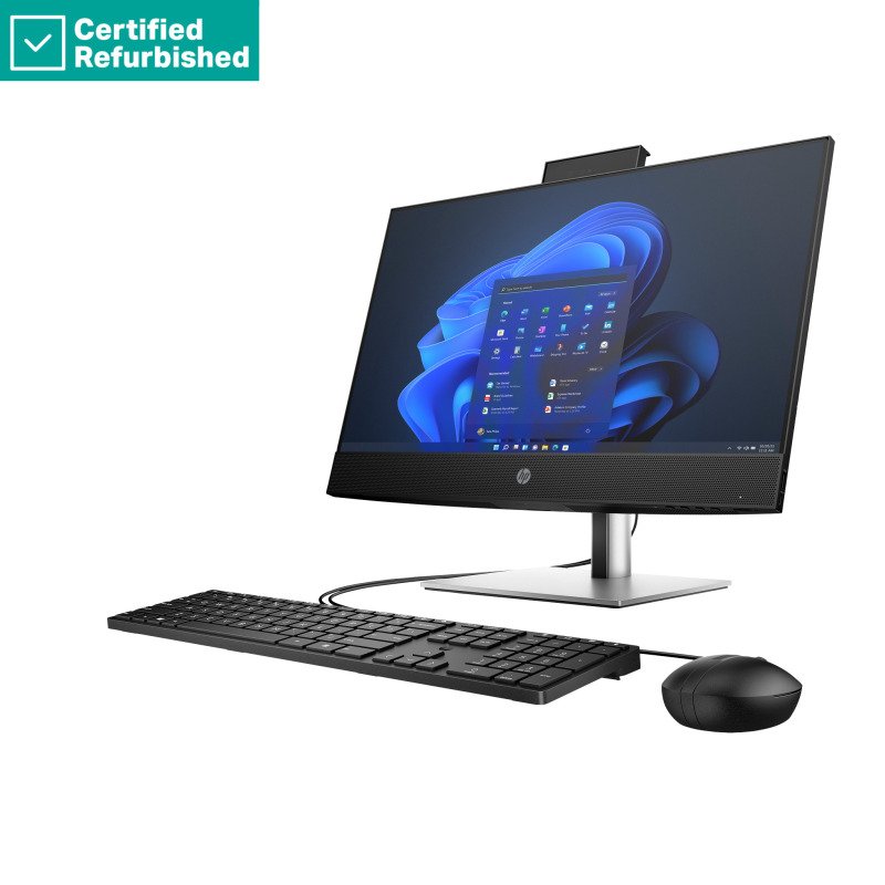 RENEW SILVER HP Pro 440 G9 AIO All-in-One - i5-13400, 8GB, 512GB SSD, 23.8 FHD Non-Touch AG, WiFi, Height Adjustable, NO CAM, NO SPEAKERS, Win 11 Pro, 1 years thumbnail 2