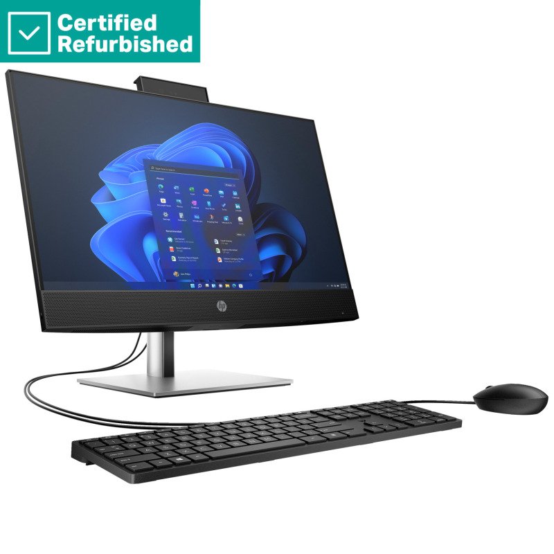 RENEW SILVER HP Pro 440 G9 AIO All-in-One - i5-13400, 8GB, 512GB SSD, 23.8 FHD Non-Touch AG, WiFi, Height Adjustable, NO CAM, NO SPEAKERS, Win 11 Pro, 1 years thumbnail 3