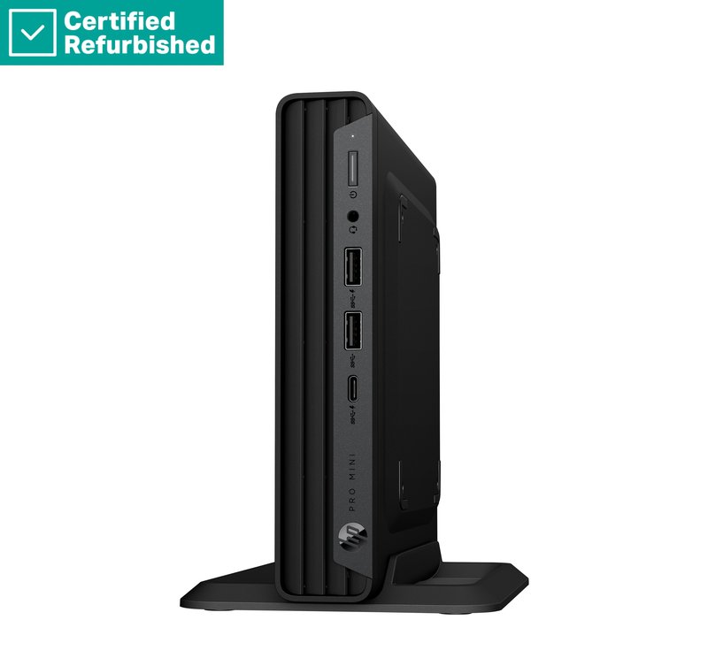 RENEW SILVER HP Pro 400 G9 Mini - i7-14700T, 16GB, 512GB SSD, USB Mouse, Win 11 Pro, 1 years thumbnail 3