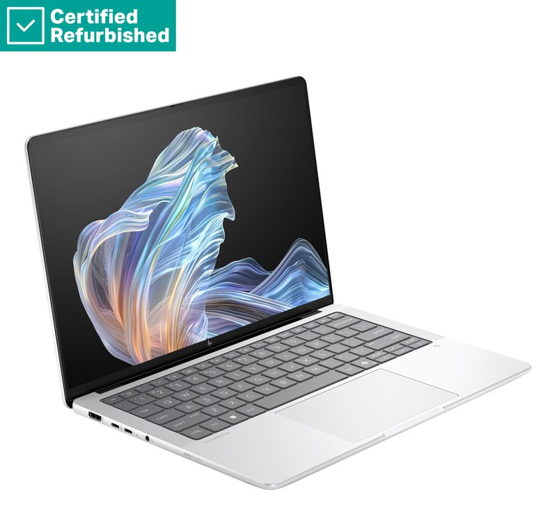 RENEW SILVER HP EliteBook X G1a AI 14 - Ryzen AI 7 PRO 360, 16GB, 1TB SSD, 14 3K 400-nit, 5MP IR cam, FPR, UK/Italian backlit keyboard, Win 11 Pro, 1 years thumbnail 2