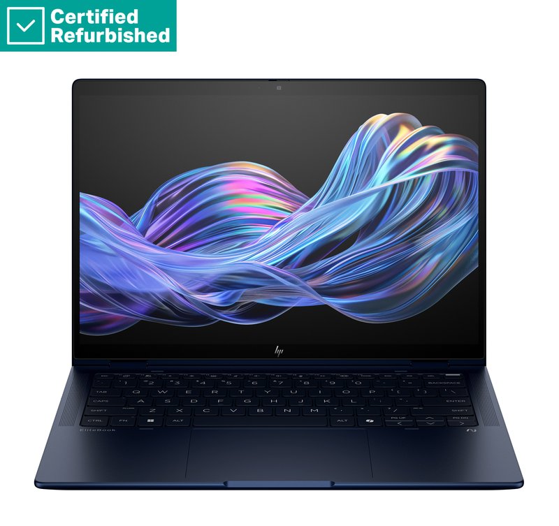 RENEW SILVER HP EliteBook X Flip G1i AI 14 - Ultra 7-258V, 32GB, 1TB SSD, 14 WUXGA 400-nit AG, 5MP IR cam, 4G/5G Modem, FPR, Belgian AZERTY backlit keyboard, Atmospheric Blue, 68Wh, Win 11 Pro, 1 years - Image 1