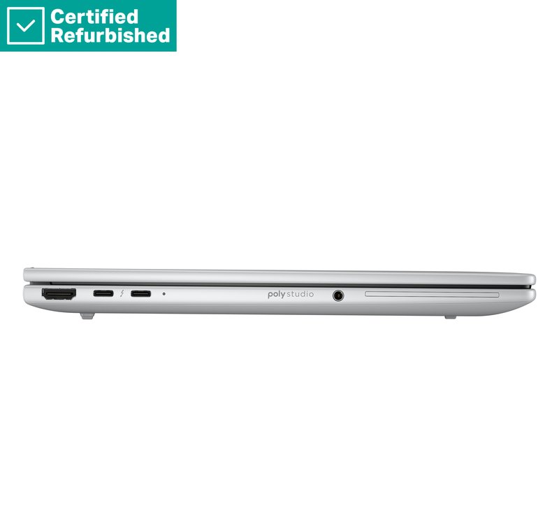 RENEW SILVER HP EliteBook 8 G1i 13 - Ultra 5-235U, 32GB, 512GB SSD, 13.3 WUXGA 300-nit AG, 5MP IR cam, Smartcard, FPR, US keyboard, 62Wh, Win 11 Pro, 1 years thumbnail 6