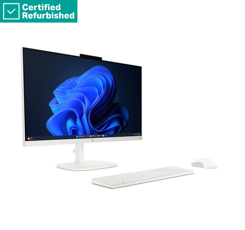 RENEW GOLD HP ProStudio 2 G2i AIO All-in-One 24 - i5-120U, 16GB, 512GB SSD, 23.8 FHD Non-Touch AG, Fixed Stand, USB Mouse, Ceramic White, Win 11 Pro, 1 years thumbnail 2