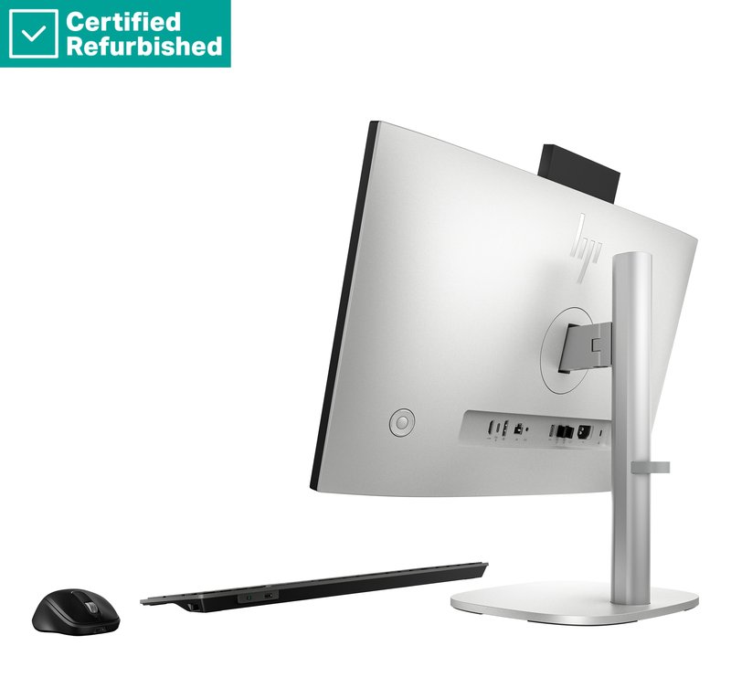 RENEW SILVER HP EliteStudio 8 G1i AIO All-in-One 24 - Ultra 7-265, 24GB, 512GB SSD, 23.8 FHD Non-Touch AG, Height Adjustable, USB Mouse, Win 11 Pro, 1 years thumbnail 3