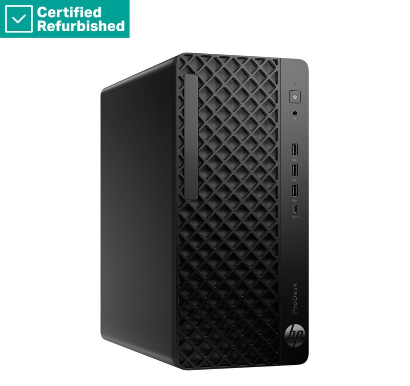 RENEW SILVER HP ProDesk 4 G1i Tower - Ultra 5-235, 8GB, 512GB SSD, USB Mouse, Win 11 Pro, 1 years thumbnail 2