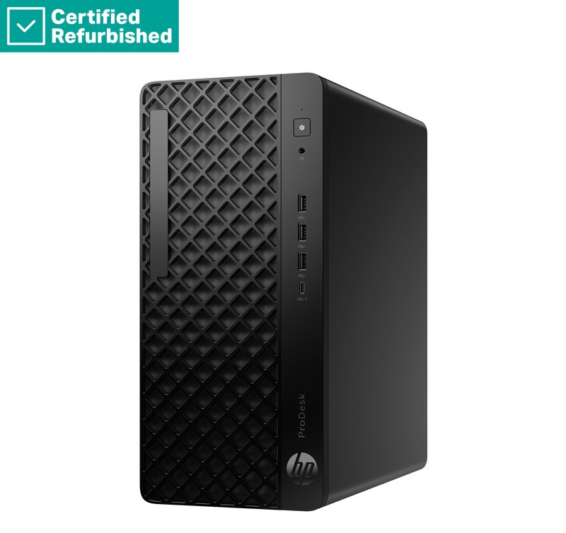 RENEW SILVER HP ProDesk 4 G1i Tower - Ultra 5-235, 8GB, 512GB SSD, USB Mouse, Win 11 Pro, 1 years thumbnail 3