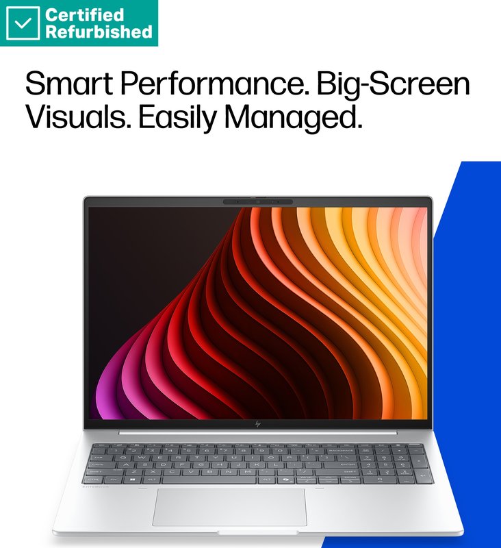 RENEW GOLD HP EliteBook 8 G2i 16 - Ultra 5-325, 16GB, 512GB SSD, 16 WUXGA 400-nit AG, 5MP IR cam, NO WWAN-readyness, Smartcard, FPR, Nordic backlit keyboard, 77Wh, Win 11 Pro, 1 years thumbnail 8