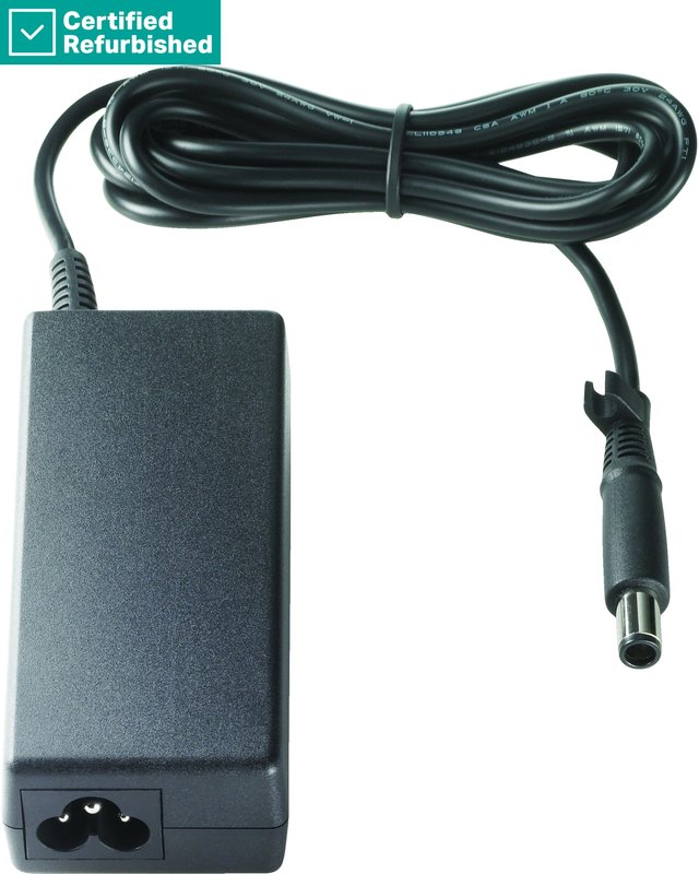 RENEW GOLD HP 90W Smart AC Power Adapter Notebook Charger / fits all HP business class laptops w/ round barrel tip from 2014+ (WITHOUT EU Power Cord) - Image 1