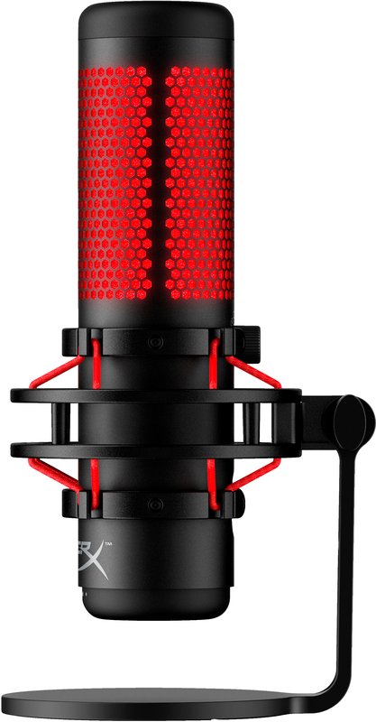 HyperX QuadCast - USB Microphone (Black-Red) thumbnail 2
