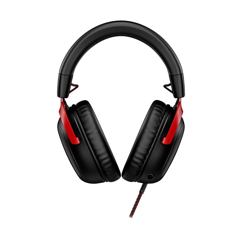 HyperX Cloud III - Gaming Headset (Black/Red) thumbnail 2