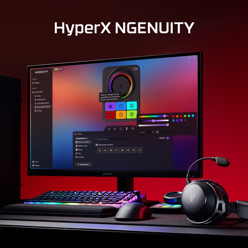 HyperX Headset AJ5C7AA / Cloud Alpha 2 Black thumbnail 6